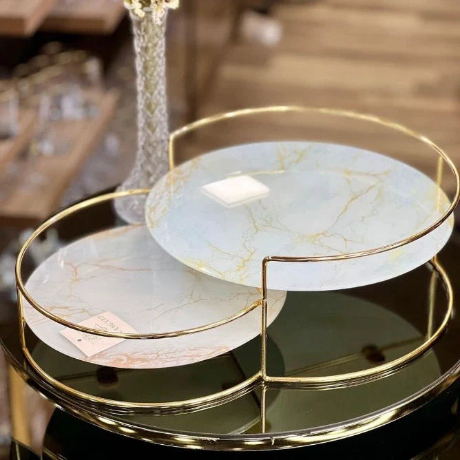 Latest Design Double Decker Makeup Organizers Tray Cosmetics Jewelry & Perfume. organize your makeup, jewelry, and perfumes with our latest double-decker tray