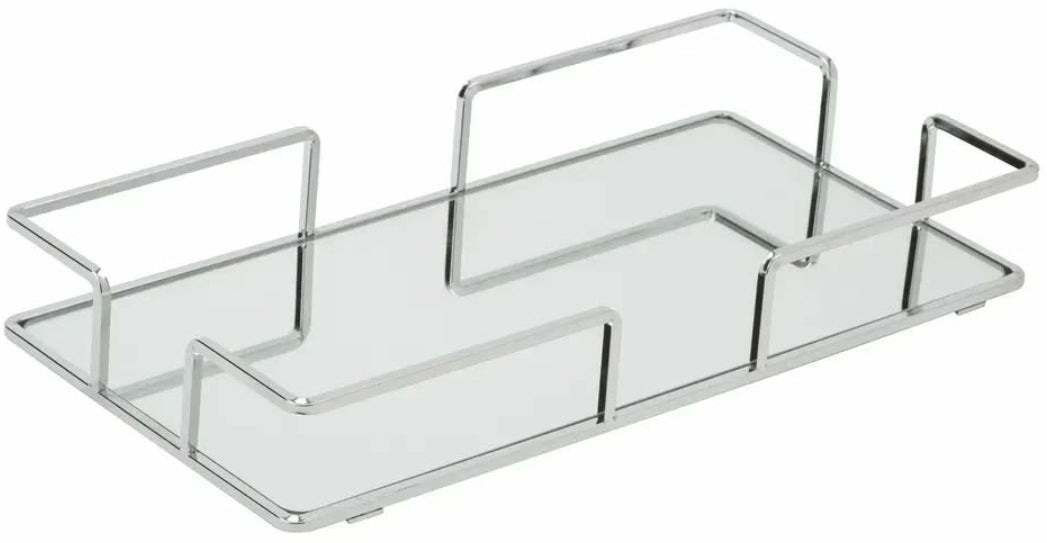 Glass Vanity Tray  Its multi-purpose design allows for easy and stylish storage of all your essential